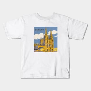 Burgos vintage Spain Kids T-Shirt